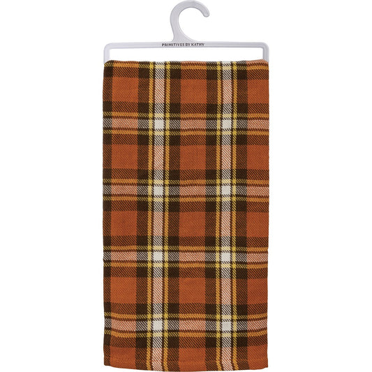 Fall Plaid Kitchen Towel