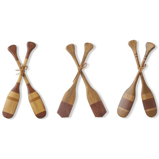 Pair of Tied Wooden Paddles