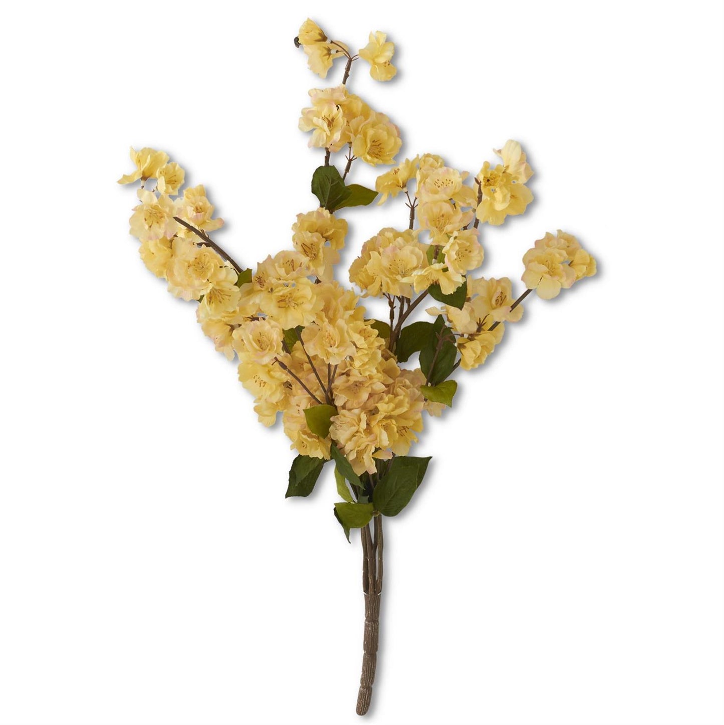 25" Yellow Peach Blossom Bush