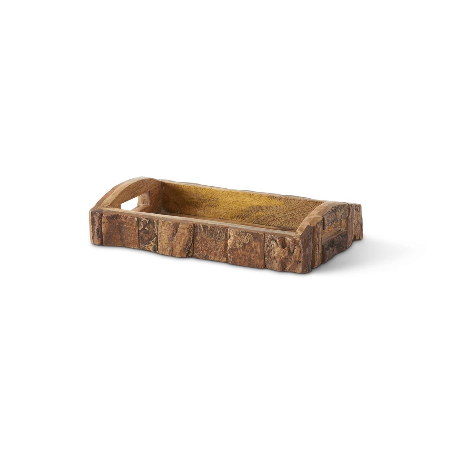 Bark Edged Wood Nesting Trays