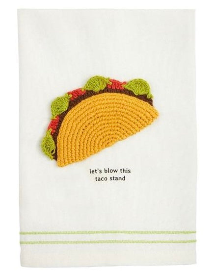 Fiesta Crochet Towel, 4 styles