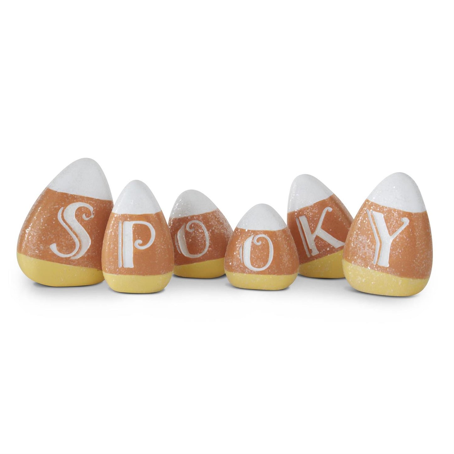 4" SPOOKY Candy Corn