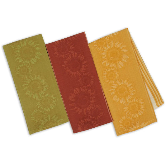 Sunflower Vine Jacquard Dish Towel