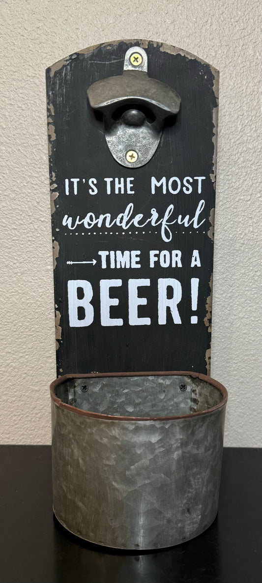 Wall Mounted Bottle Opener