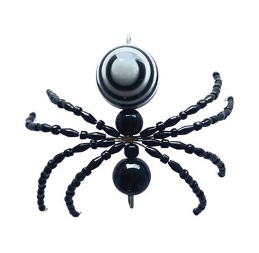 Handmade Glass Beaded Metal Spider