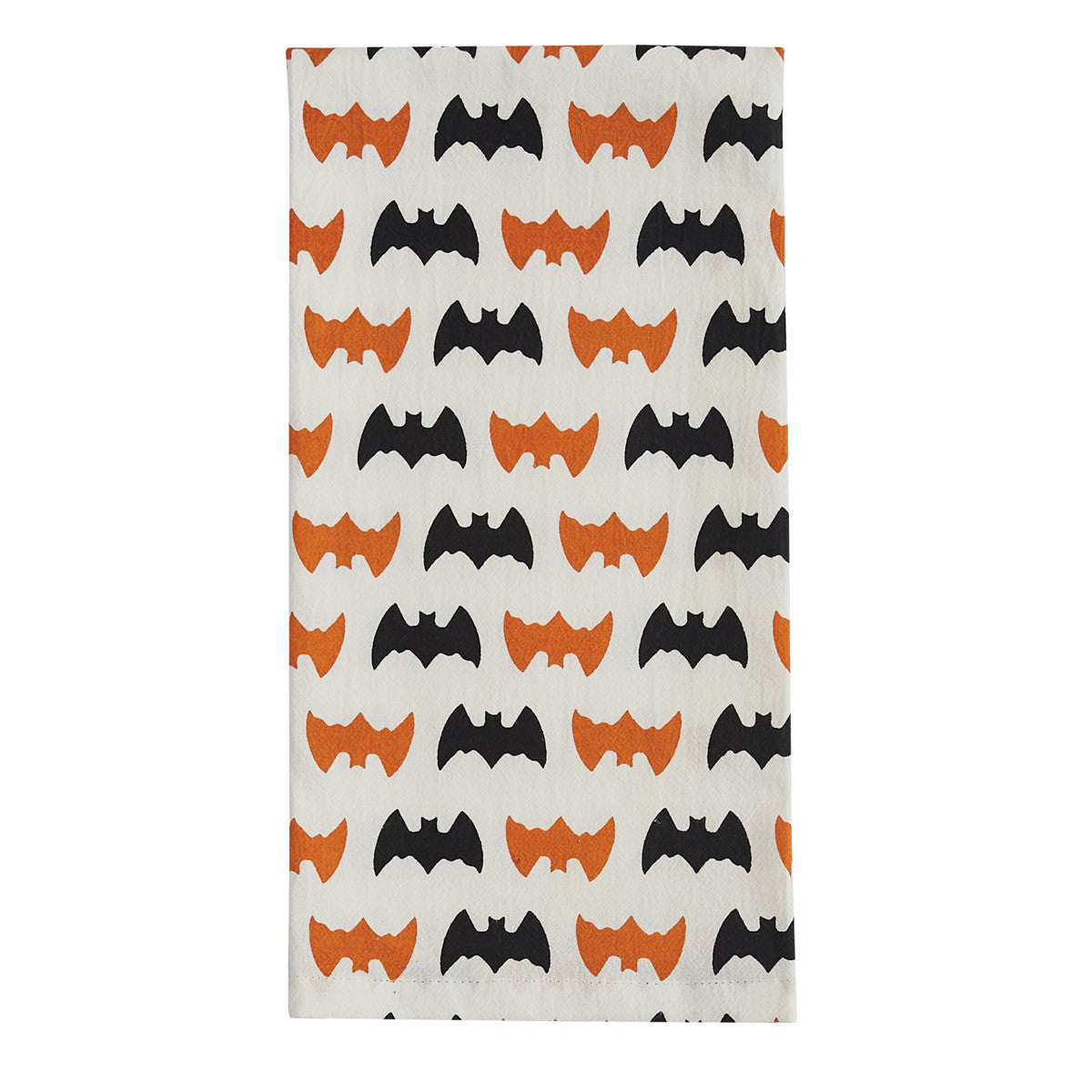 Bats Flour Sack Printed Dish Towel