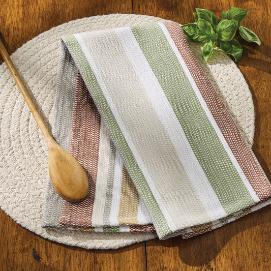 Terra Stripe Dish Towel