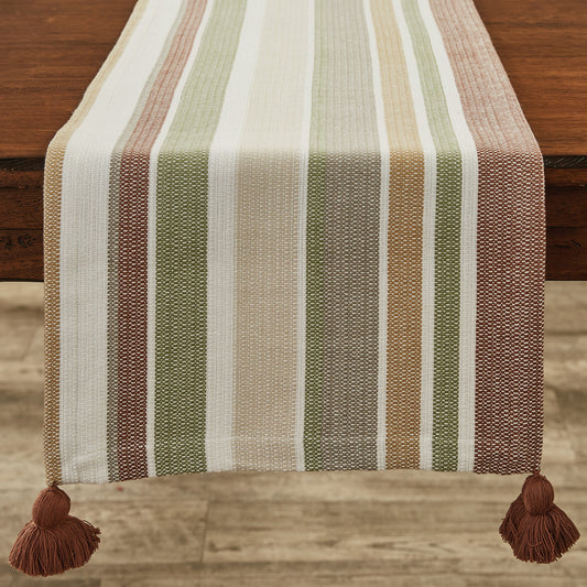 Terra Stripe Table Runner