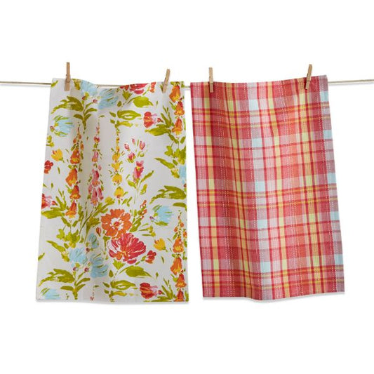 Bloom & Blossom Dish Towel Set Of 2