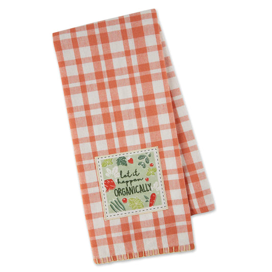 Happen Organically Embellished Dish Towel